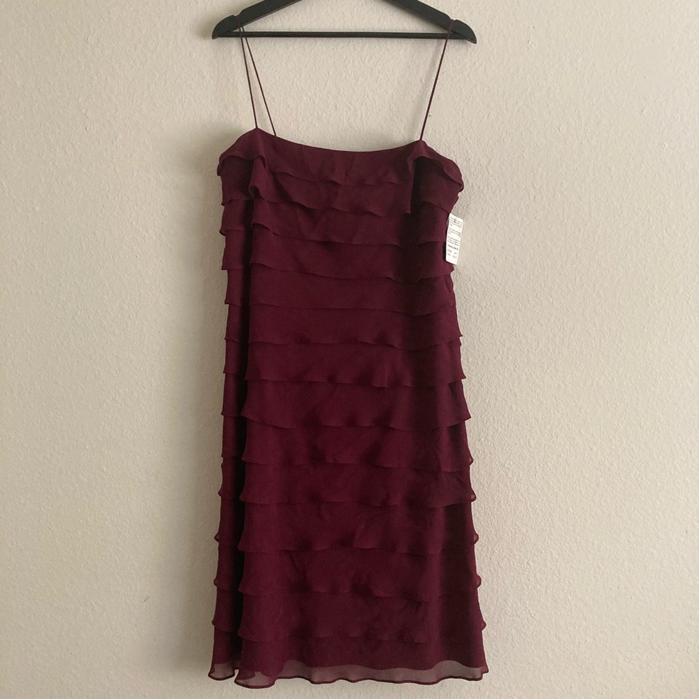 Tadashi Shoji Vintage Silk Purple Dress